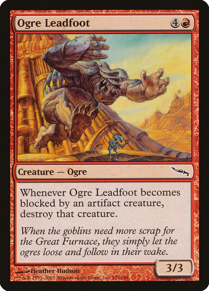Ogre Leadfoot, Mirrodin 102