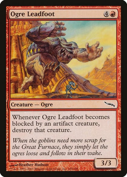 Ogre Leadfoot, Mirrodin 102