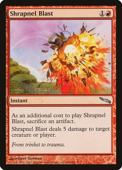 Shrapnel Blast, Mirrodin 106
