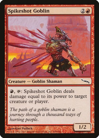 Spikeshot Goblin, Mirrodin 108