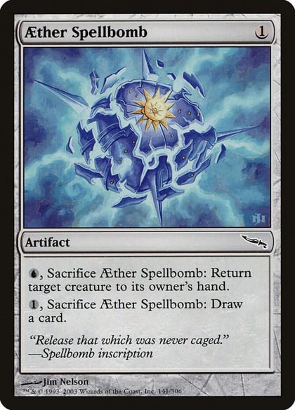 Aether Spellbomb, Mirrodin 141