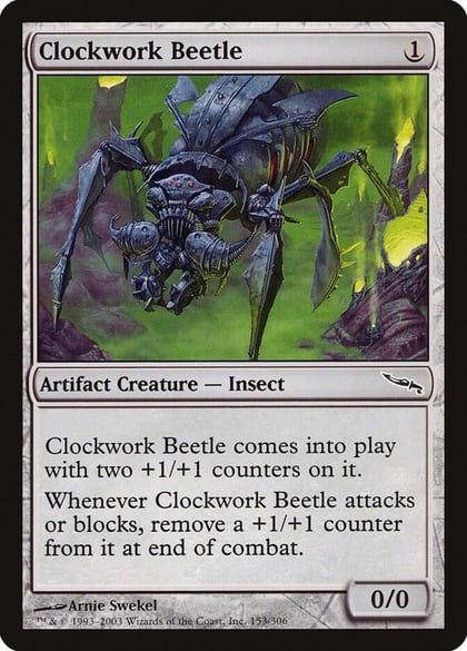 Clockwork Beetle, Mirrodin 153