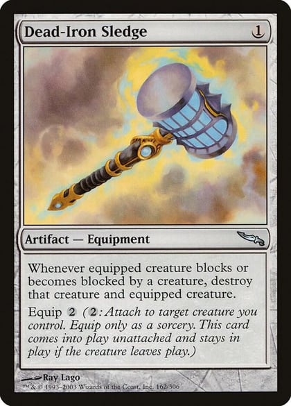 Dead-Iron Sledge, Mirrodin 162