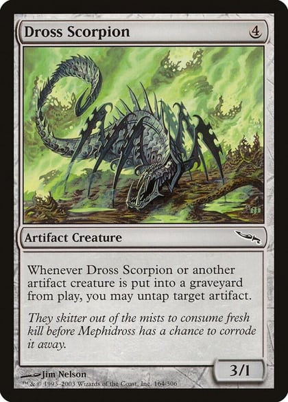 Dross Scorpion, Mirrodin 164