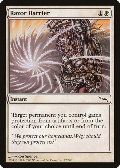 Razor Barrier, Mirrodin 17
