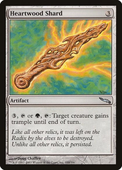 Heartwood Shard, Mirrodin 184
