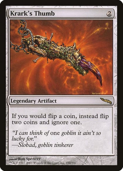 Krark's Thumb, Mirrodin 190