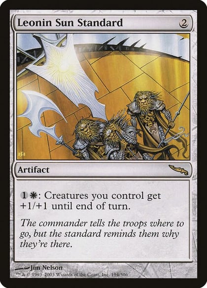 Leonin Sun Standard, Mirrodin 194