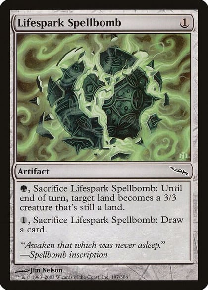 Lifespark Spellbomb, Mirrodin 197