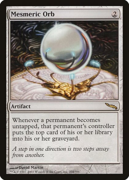 Mesmeric Orb, Mirrodin 204