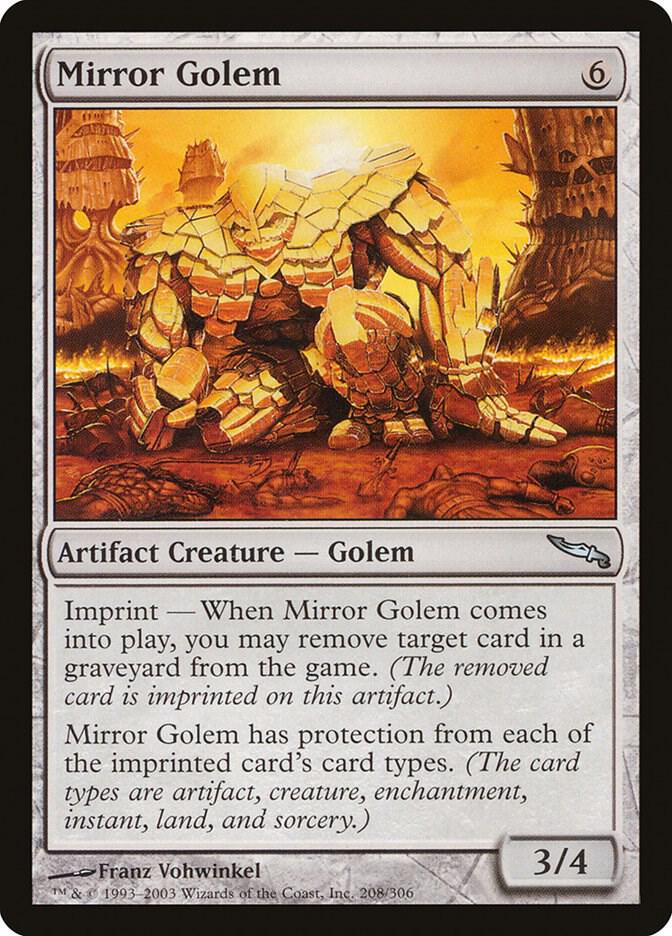 Mirror Golem, Mirrodin 208