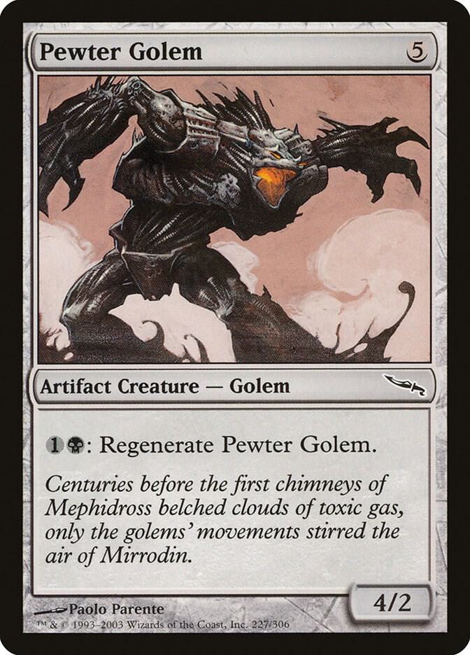 Pewter Golem, Mirrodin 227