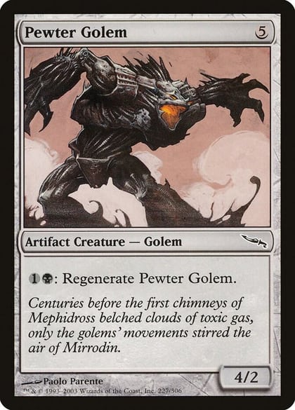 Pewter Golem, Mirrodin 227