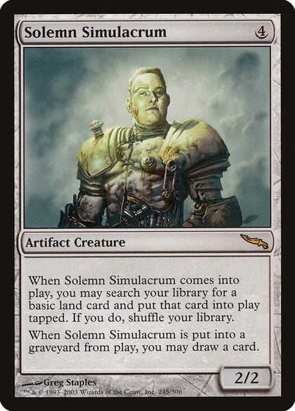 Solemn Simulacrum, Mirrodin 245
