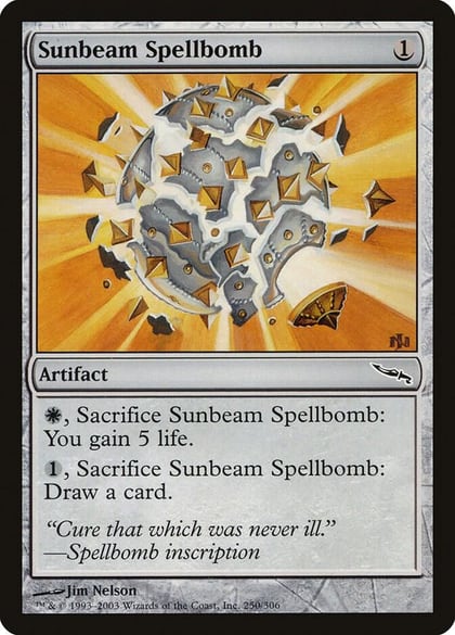 Sunbeam Spellbomb, Mirrodin 250