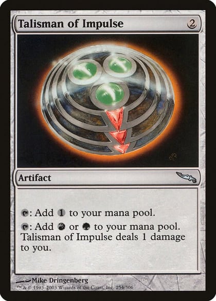 Talisman of Impulse, Mirrodin 254