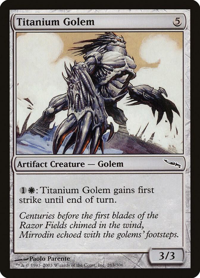Titanium Golem, Mirrodin 263