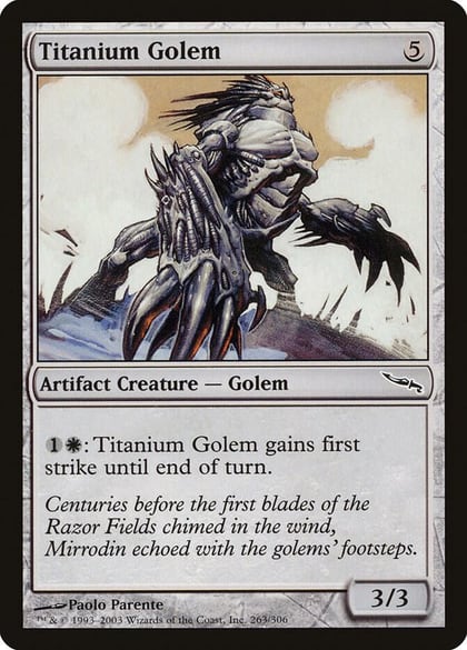 Titanium Golem, Mirrodin 263
