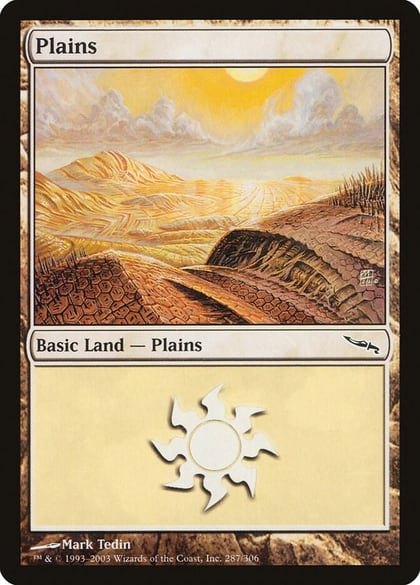 Plains (287), Mirrodin 287