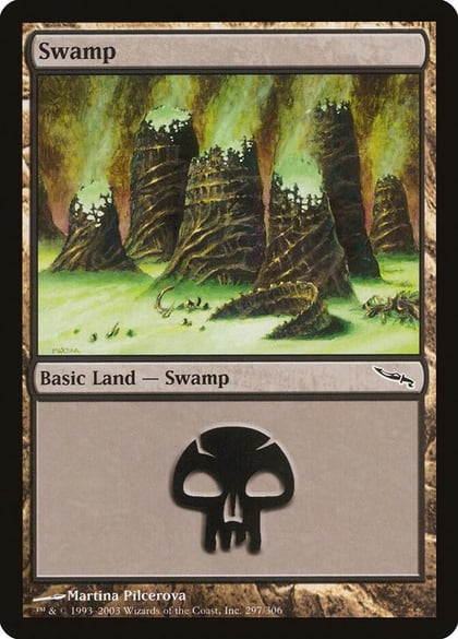 Swamp (297), Mirrodin 297