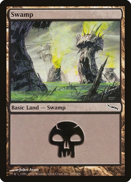 Swamp (298), Mirrodin 298