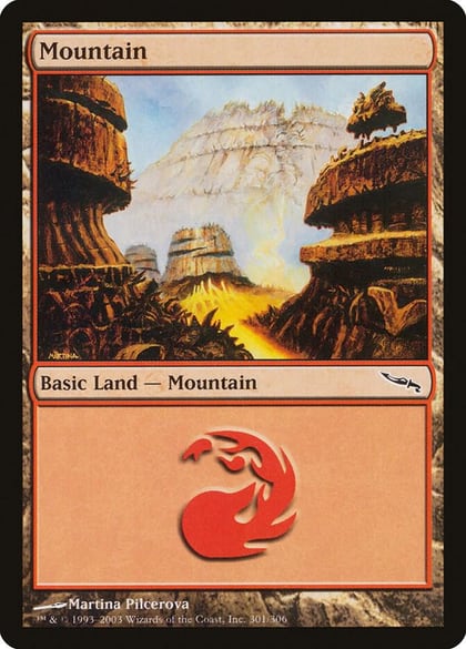 Mountain (301), Mirrodin 301