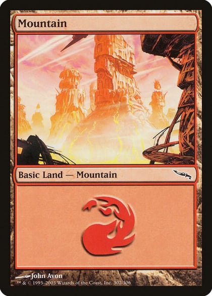 Mountain (302), Mirrodin 302