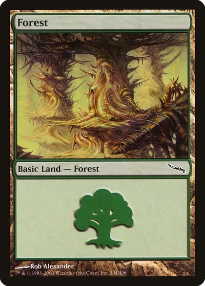 Forest (304), Mirrodin 304