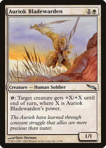 Auriok Bladewarden, Mirrodin 3