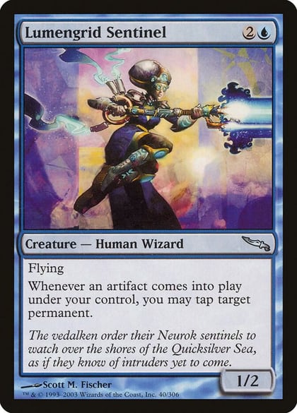 Lumengrid Sentinel, Mirrodin 40