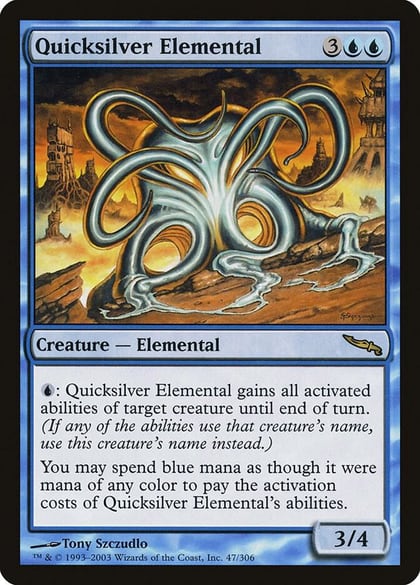 Quicksilver Elemental, Mirrodin 47