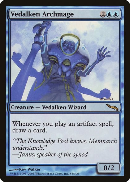 Vedalken Archmage, Mirrodin 55