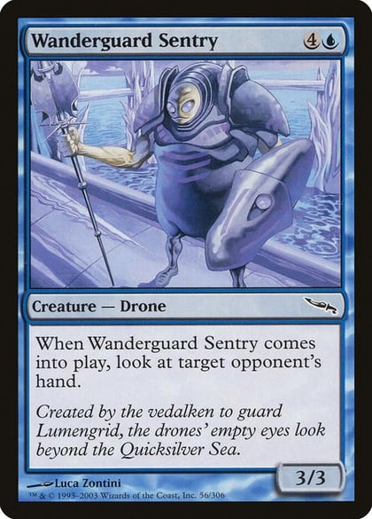Wanderguard Sentry, Mirrodin 56