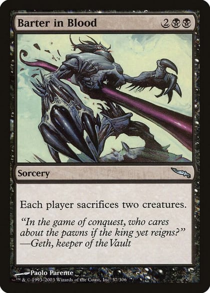 Barter in Blood, Mirrodin 57