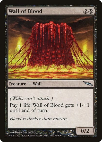 Wall of Blood, Mirrodin 82