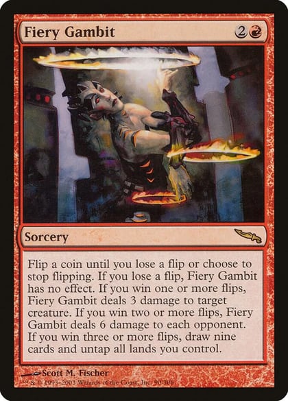 Fiery Gambit, Mirrodin 90