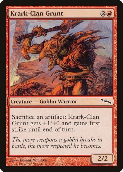 Krark-Clan Grunt, Mirrodin 97
