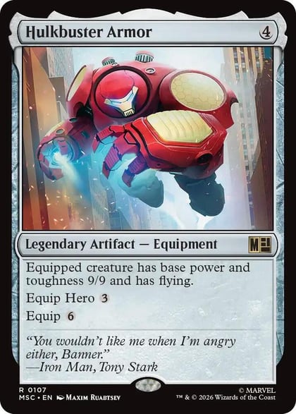 Hulkbuster Armor, Commander: Marvel Super Heroes 107