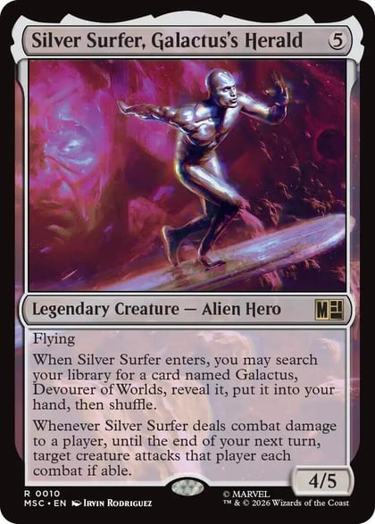 Silver Surfer, Galactus's Herald, Commander: Marvel Super Heroes 10