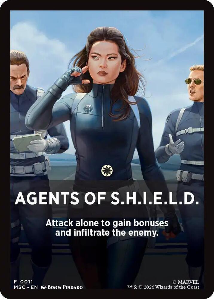 Agents of S.H.I.E.L.D. Theme Card, Commander: Marvel Super Heroes 11