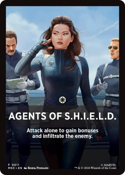 Agents of S.H.I.E.L.D. Theme Card, Commander: Marvel Super Heroes 11