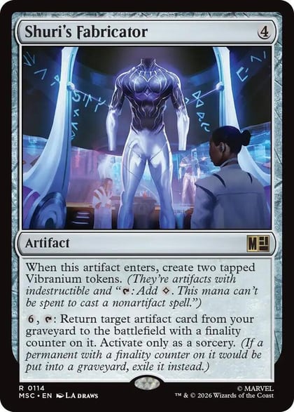 Shuri's Fabricator (Surge Foil), Commander: Marvel Super Heroes 114