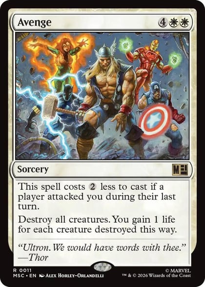 Avenge, Commander: Marvel Super Heroes 11