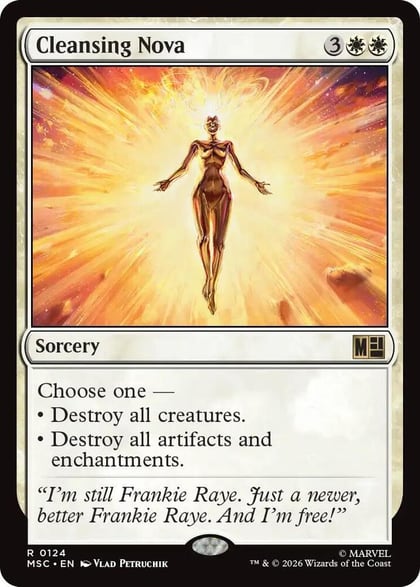 Cleansing Nova, Commander: Marvel Super Heroes 124