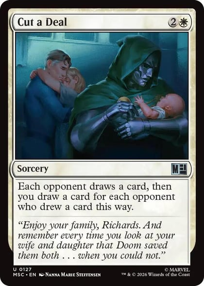 Cut a Deal (Surge Foil), Commander: Marvel Super Heroes 127