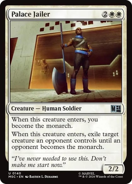 Palace Jailer (Surge Foil), Commander: Marvel Super Heroes 140