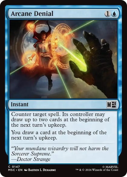 Arcane Denial (Surge Foil), Commander: Marvel Super Heroes 147