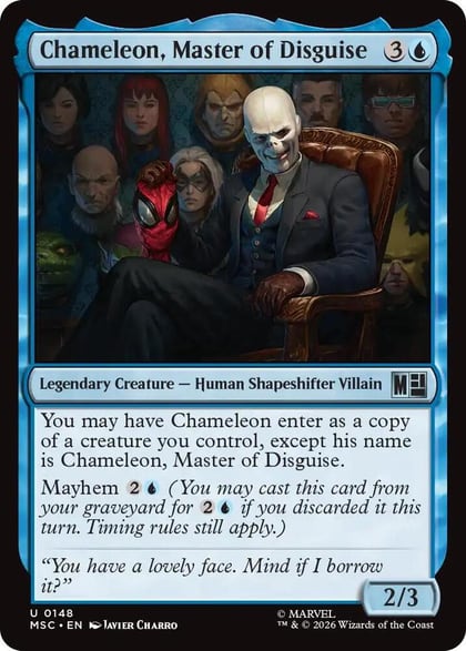 Chameleon, Master of Disguise, Commander: Marvel Super Heroes 148