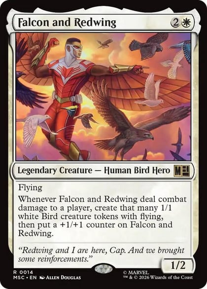 Falcon and Redwing, Commander: Marvel Super Heroes 14