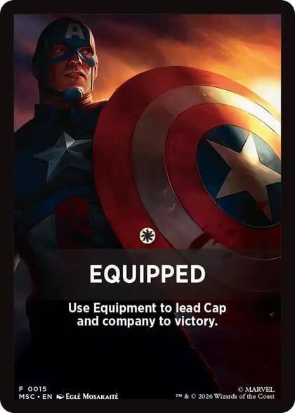 Equipped Theme Card, Commander: Marvel Super Heroes 15